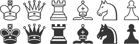 Unicode Fonts with Chess Piece Images