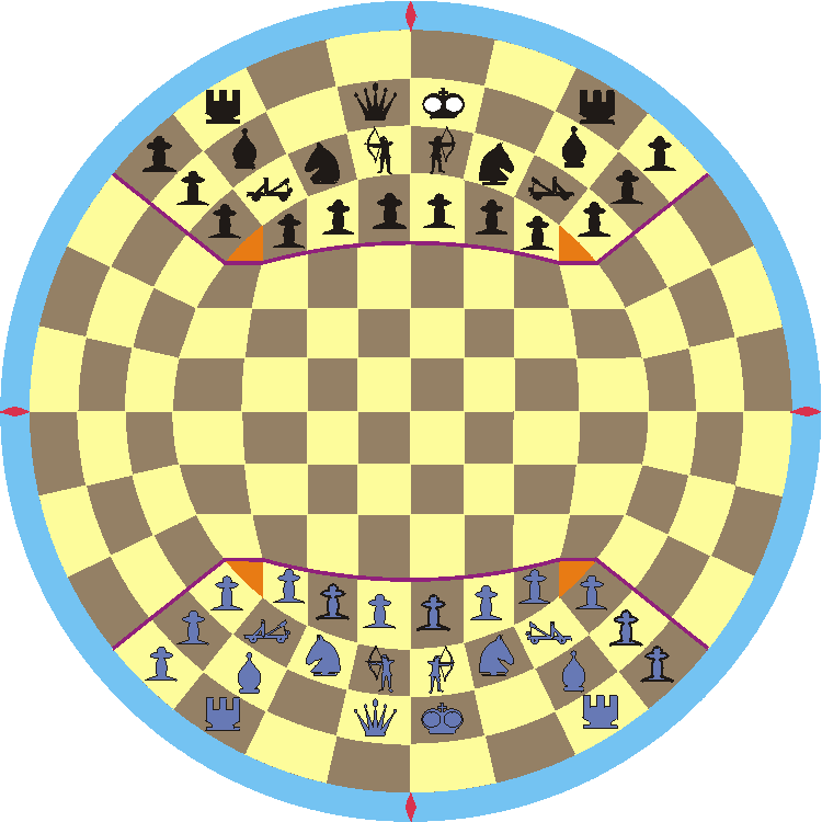 Шахматы на троих чертеж