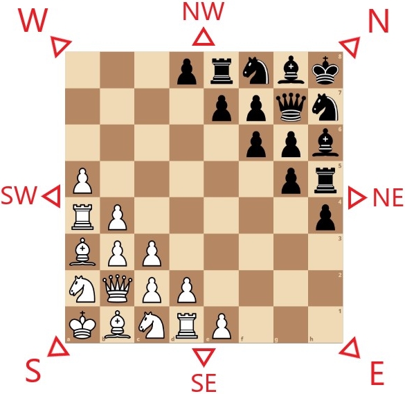 chess piece moves diagnolly